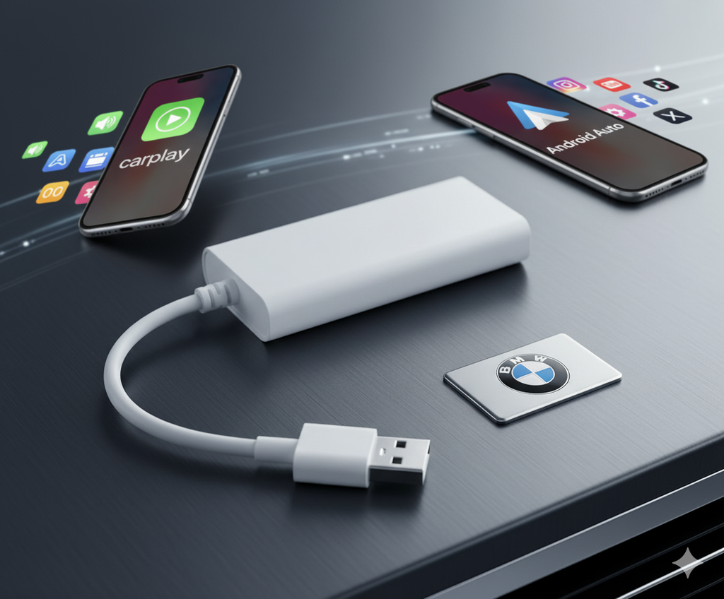 Adaptador CarPlay y Android Auto Inalámbrico para Pantallas Android