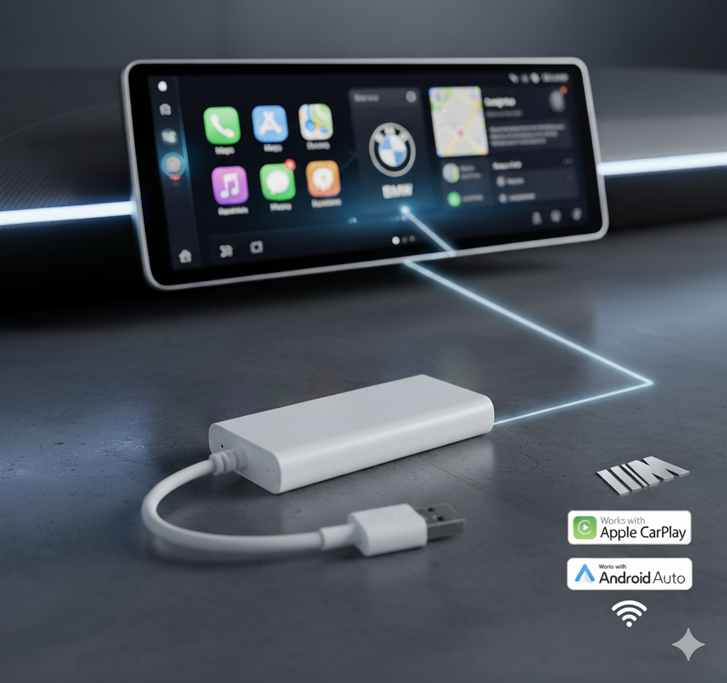 Adaptador CarPlay y Android Auto Inalámbrico para Pantallas Android