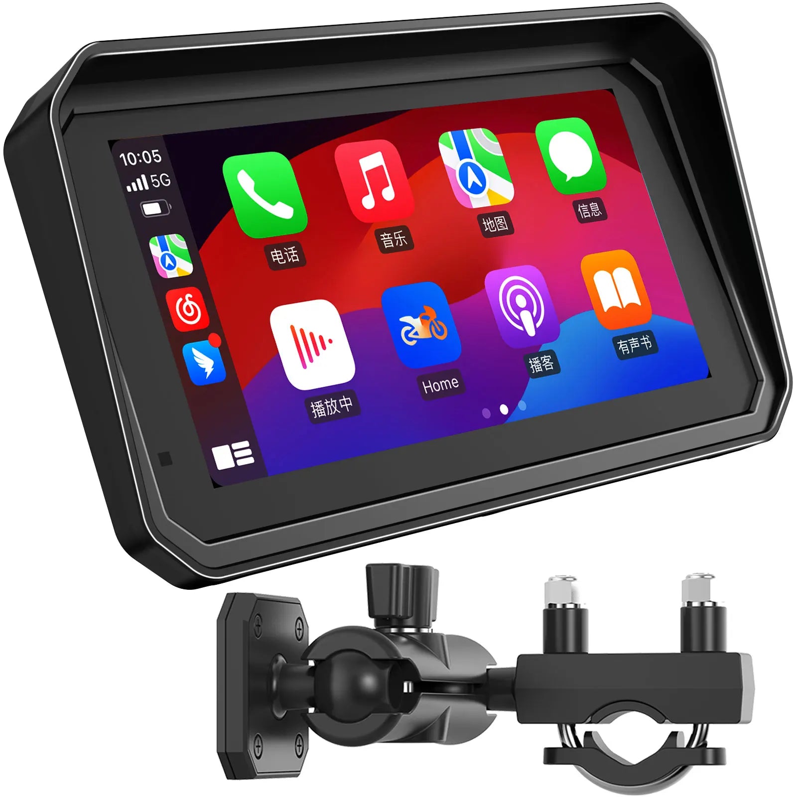 CarPlay Moto 6" Pantalla MIPI HD - WiFi Dual Band y Antirrobo